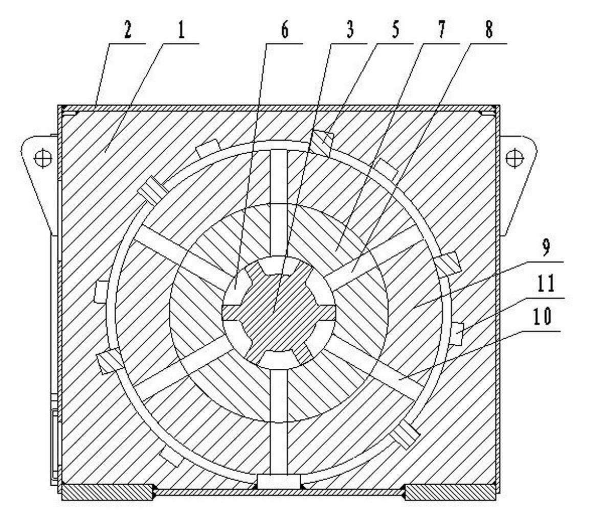 Air-to-air cooling double-fed asynchronous wind driven generator