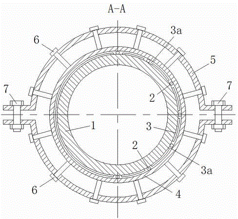 Fixture device for measuring temperature of outer wall of high-temperature pipeline
