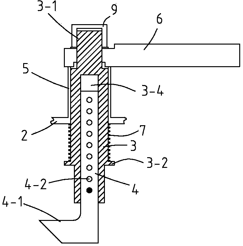 Reusable concrete floor steel bar pre-supporting device