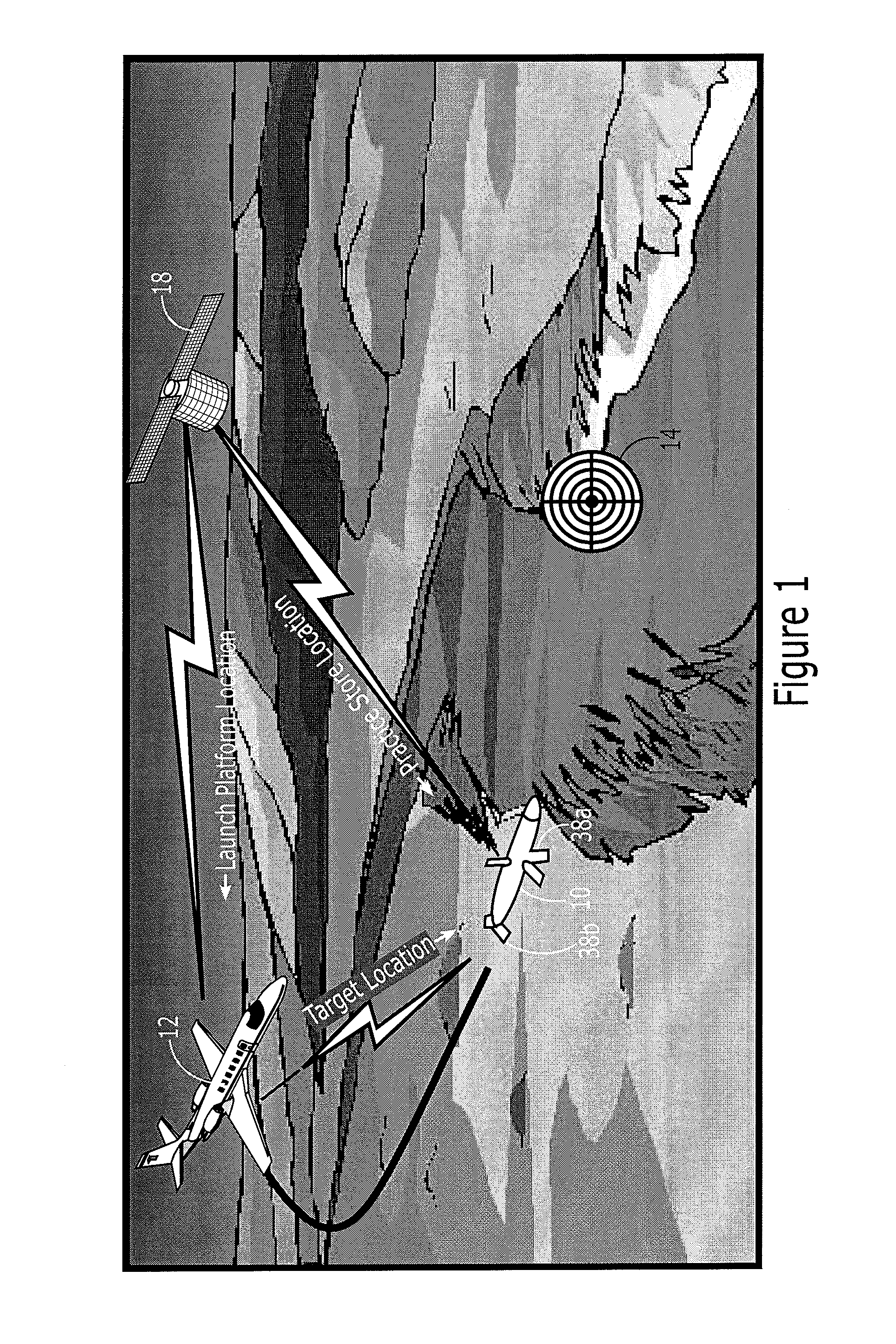 Projectile and associated method for seeking a target identified by laser designation