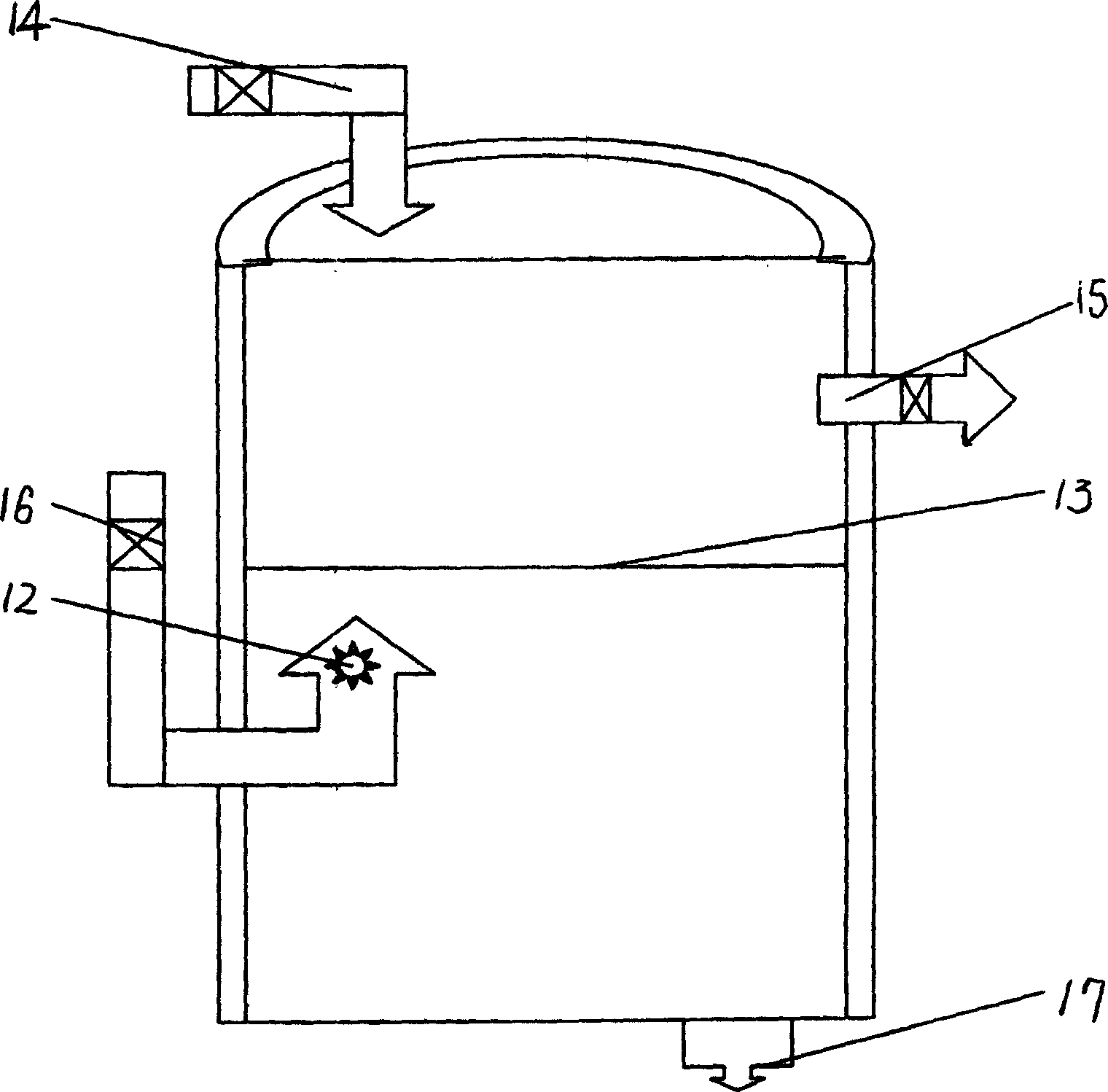 Method for producing liquefied gas from plant stalks