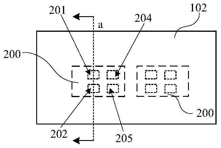 A kind of embedded chip and its preparation method