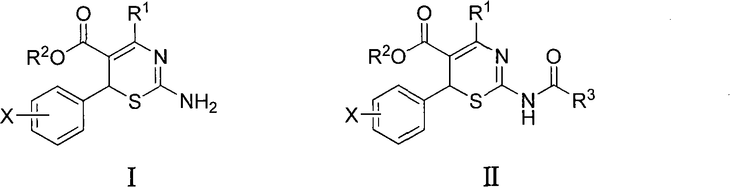4-alkyl-6-aryl-5-alkoxy acyl 1,3-thiazine and preparation method and application thereof