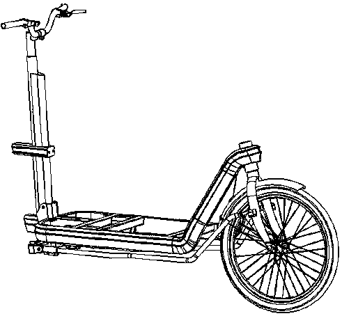 Bicycle steering link mechanism