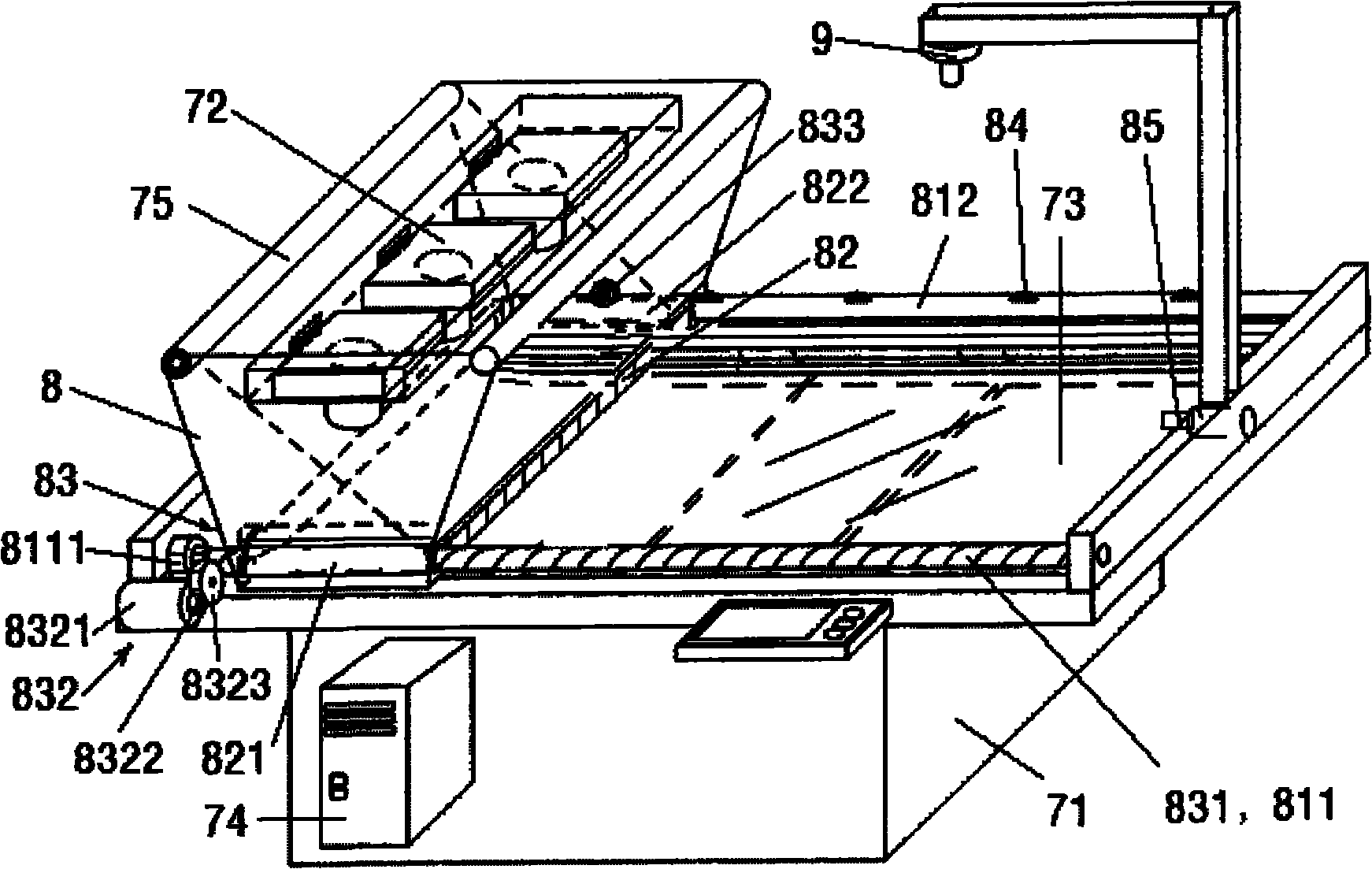 Oversized picture scanner and scanning method thereof