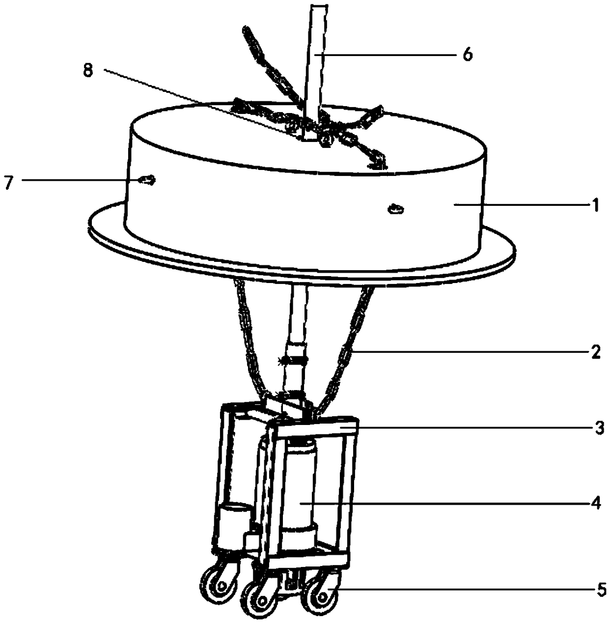 Device for pumping water bottom sludge