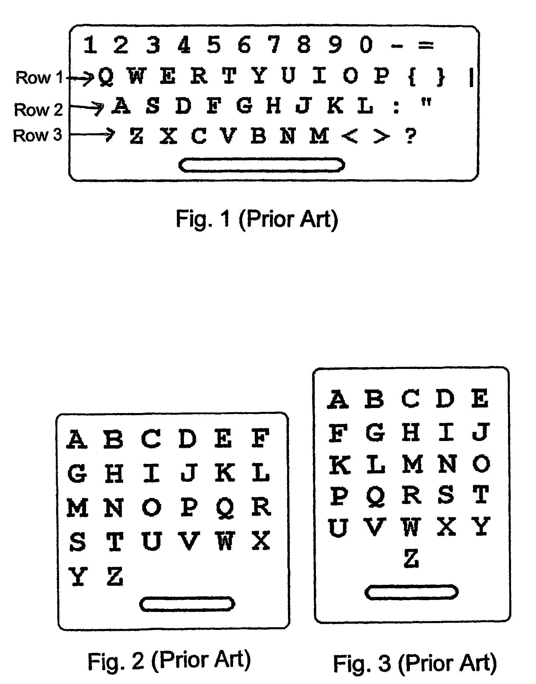 Modified-qwerty letter layout for rapid data entry