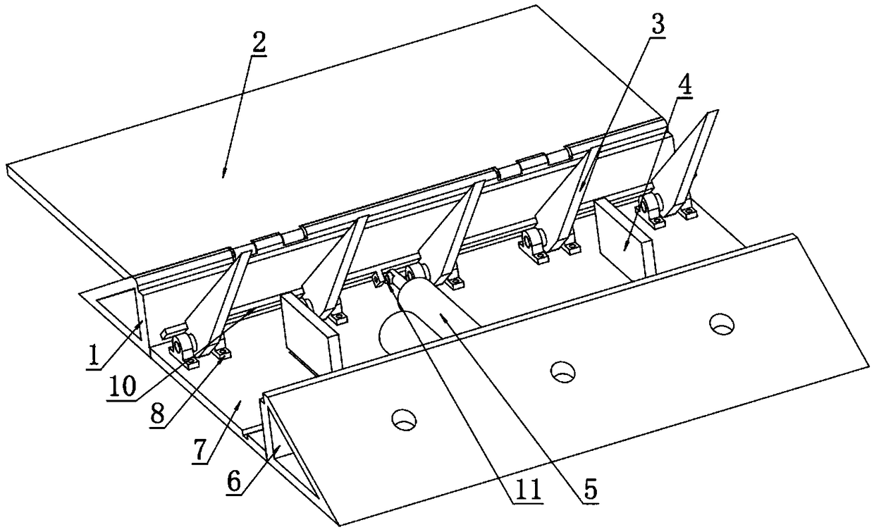 A flip-type dust-proof tire breaker