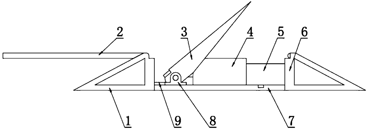 A flip-type dust-proof tire breaker