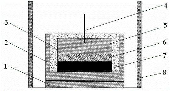 Method for combustion synthesis of aluminum oxide ceramic-metal composite coating on surface of carbon steel