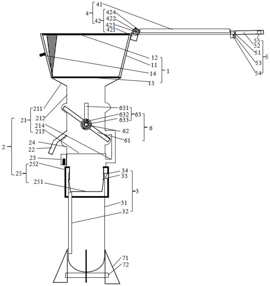 Urine collecting device and system
