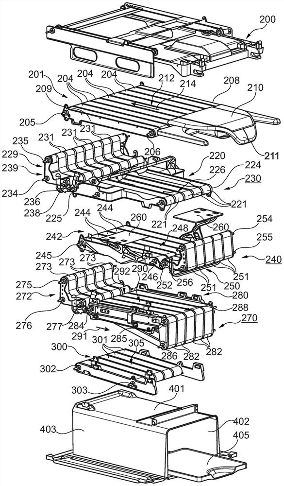 Conveyors for folding machines for folding fabrics