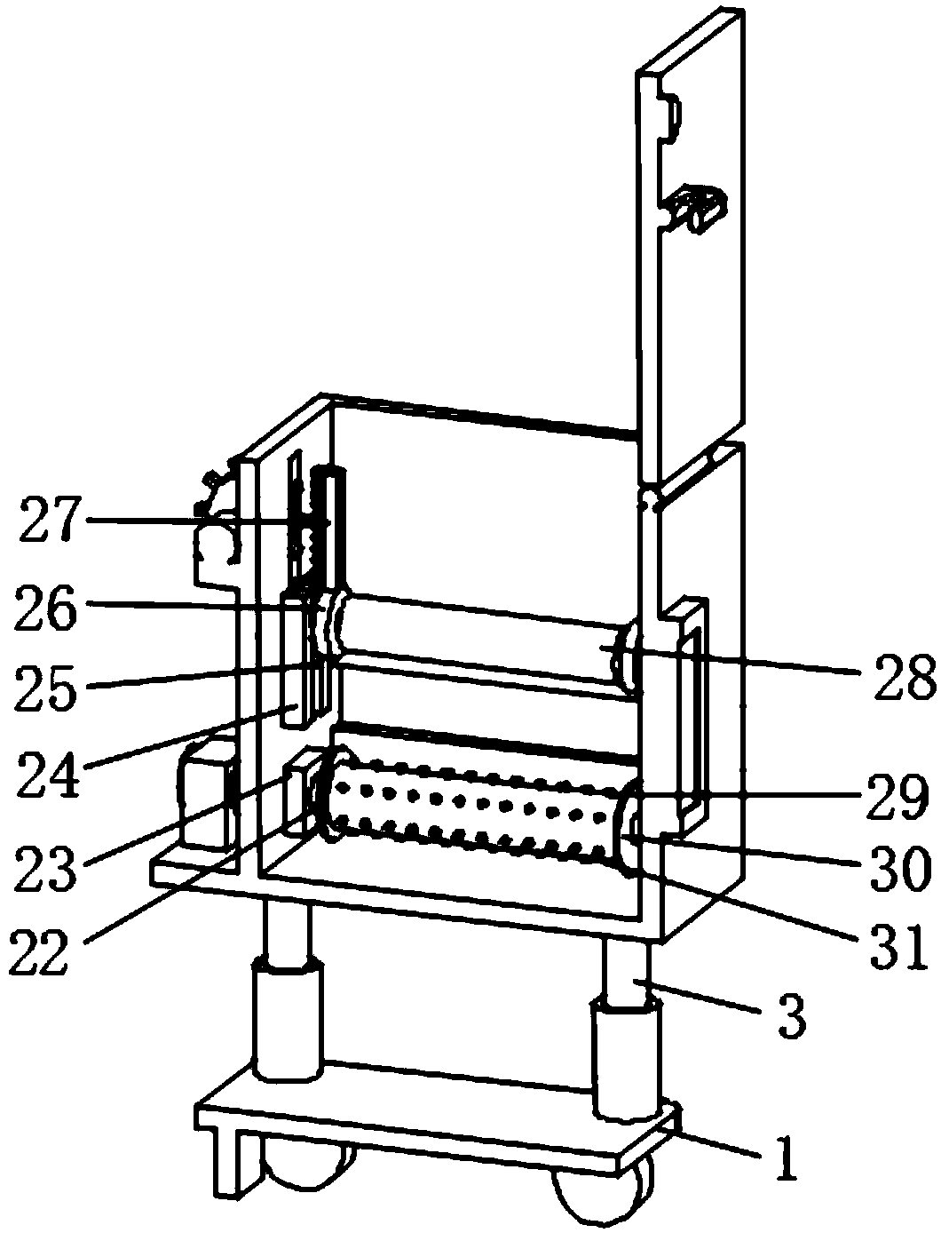 Traction device for copper and copper alloy narrow-band continuous casting