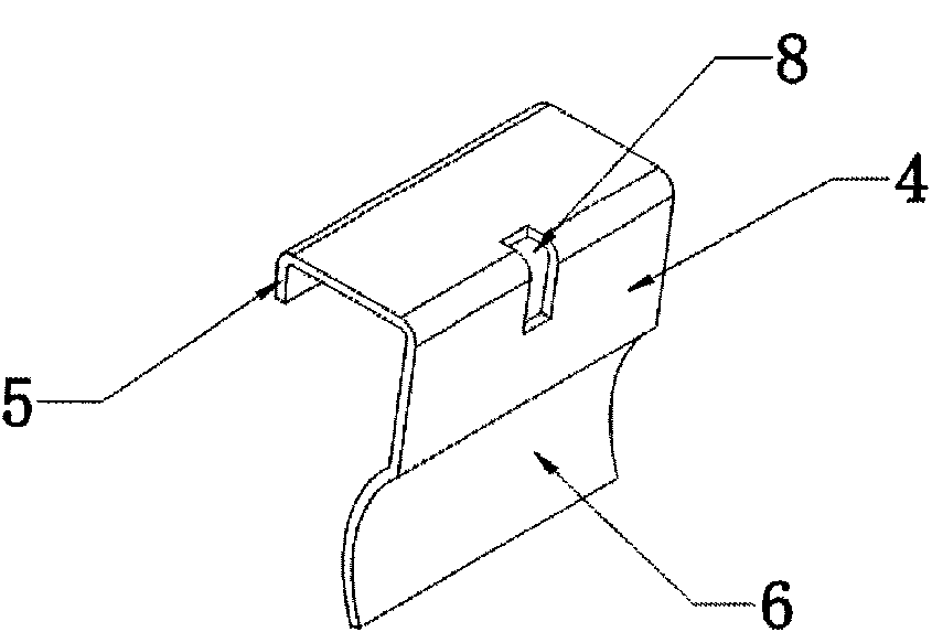 Heat-dissipating fastener fixing structure and tool for demounting heat-dissipating fastener