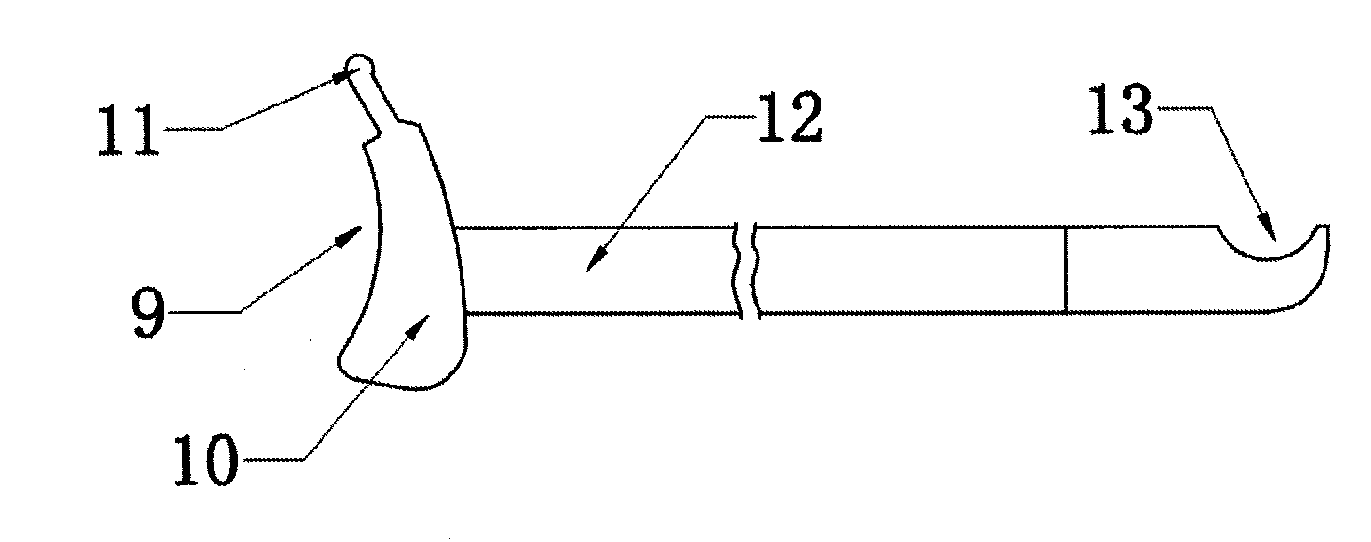 Heat-dissipating fastener fixing structure and tool for demounting heat-dissipating fastener
