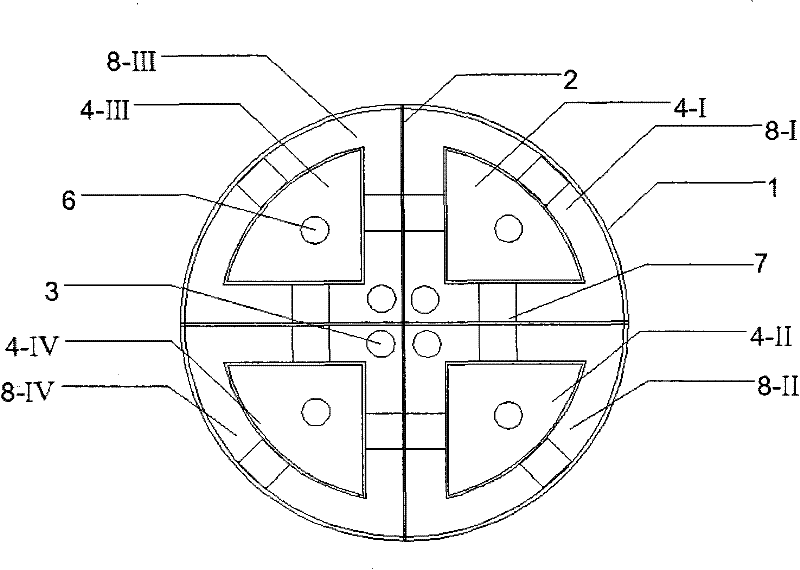 Built-in buoy towing barrel-shaped foundation sinking method