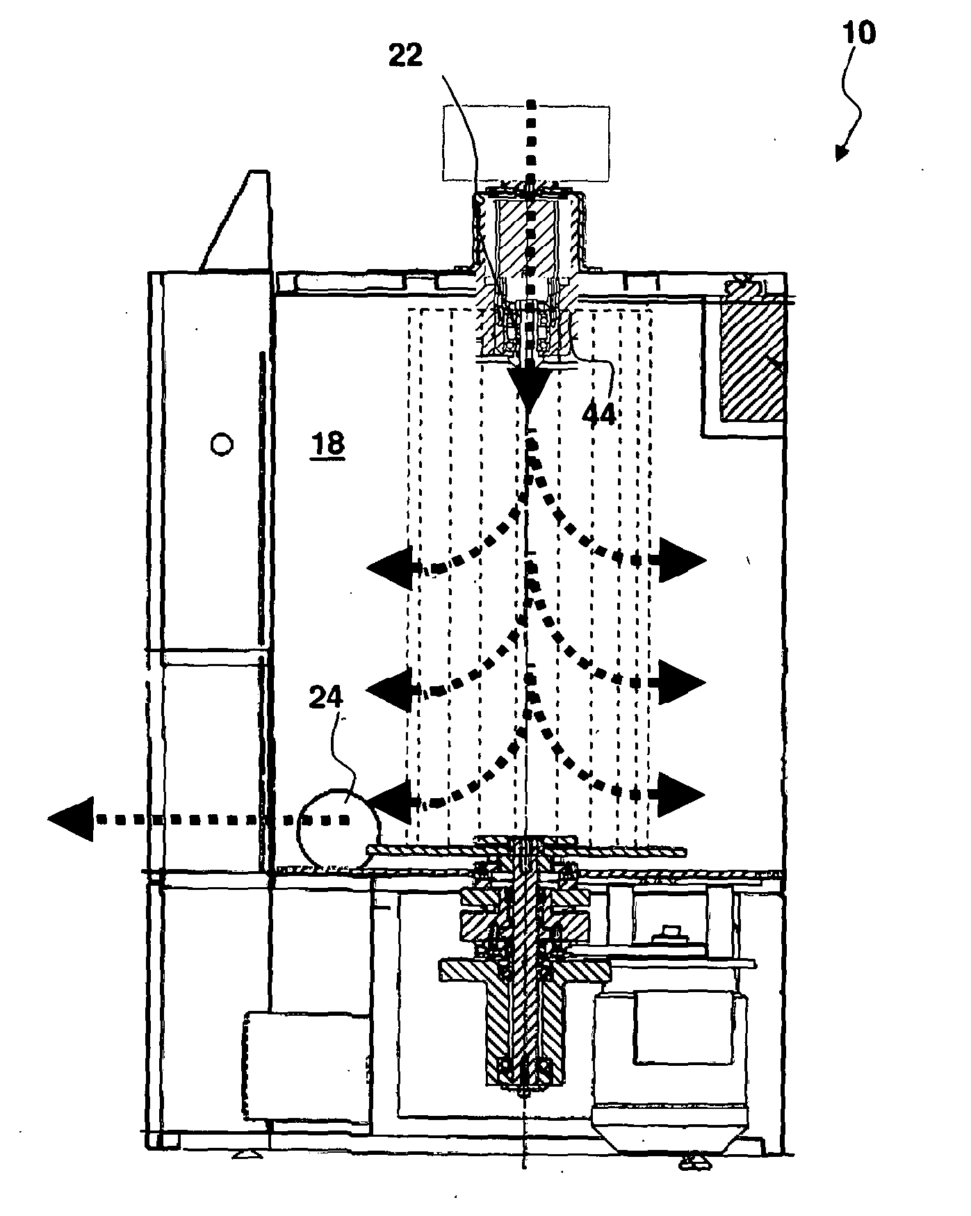 Method and apparatus for cleaning a filter