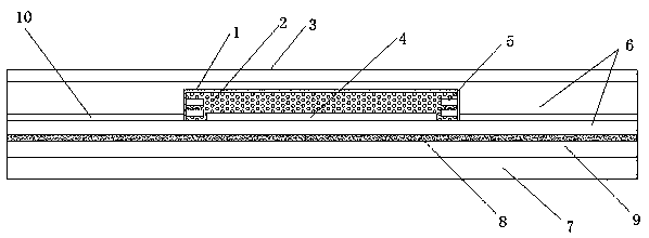 A manufacturing method of wooden heat storage and heat preservation floor with built-in heating layer