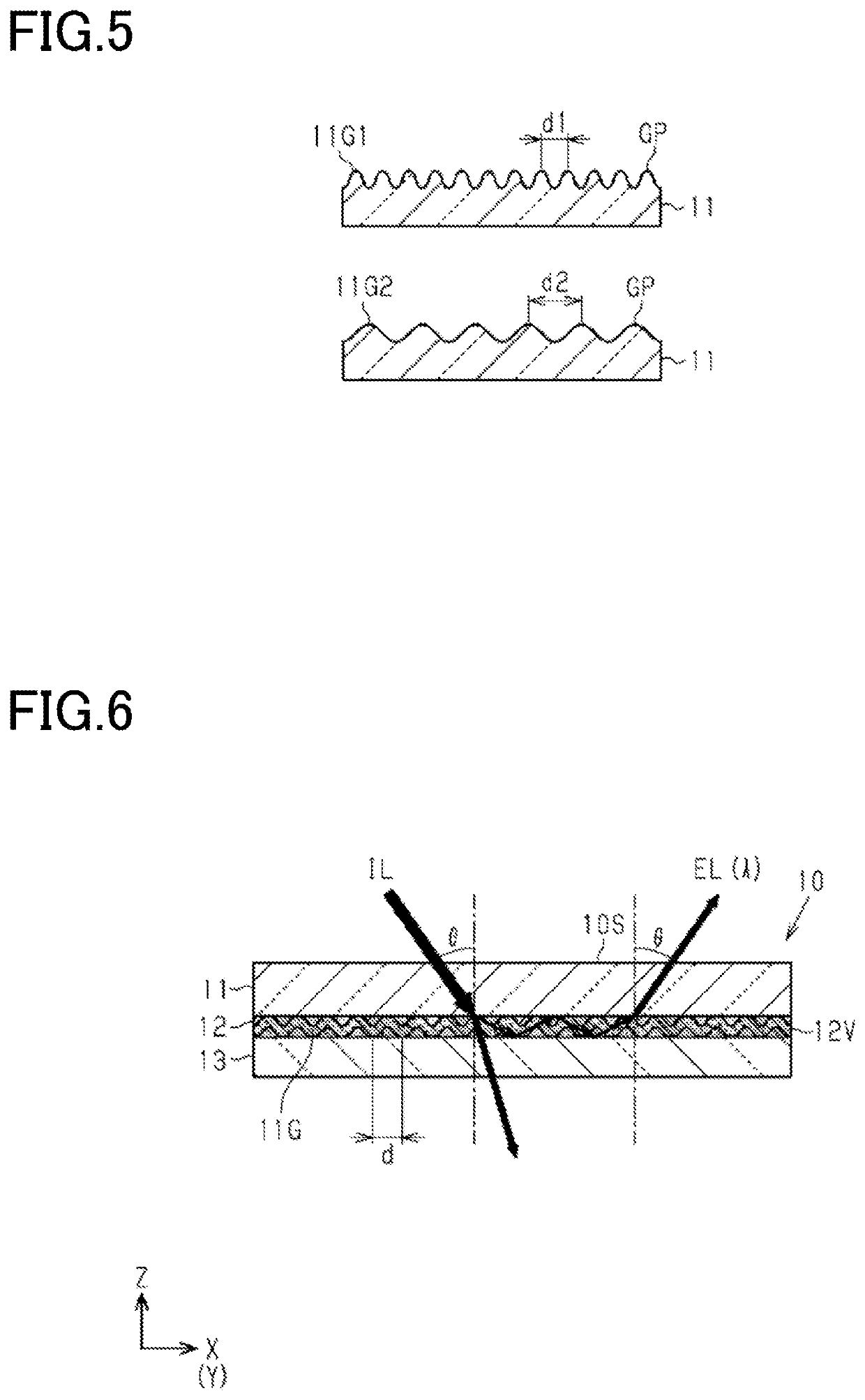 Optical element and authentication medium