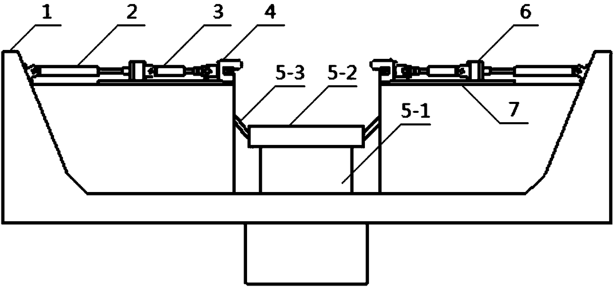 Follow-up pressure-holding flexible stretch forming machine based on vertical loading