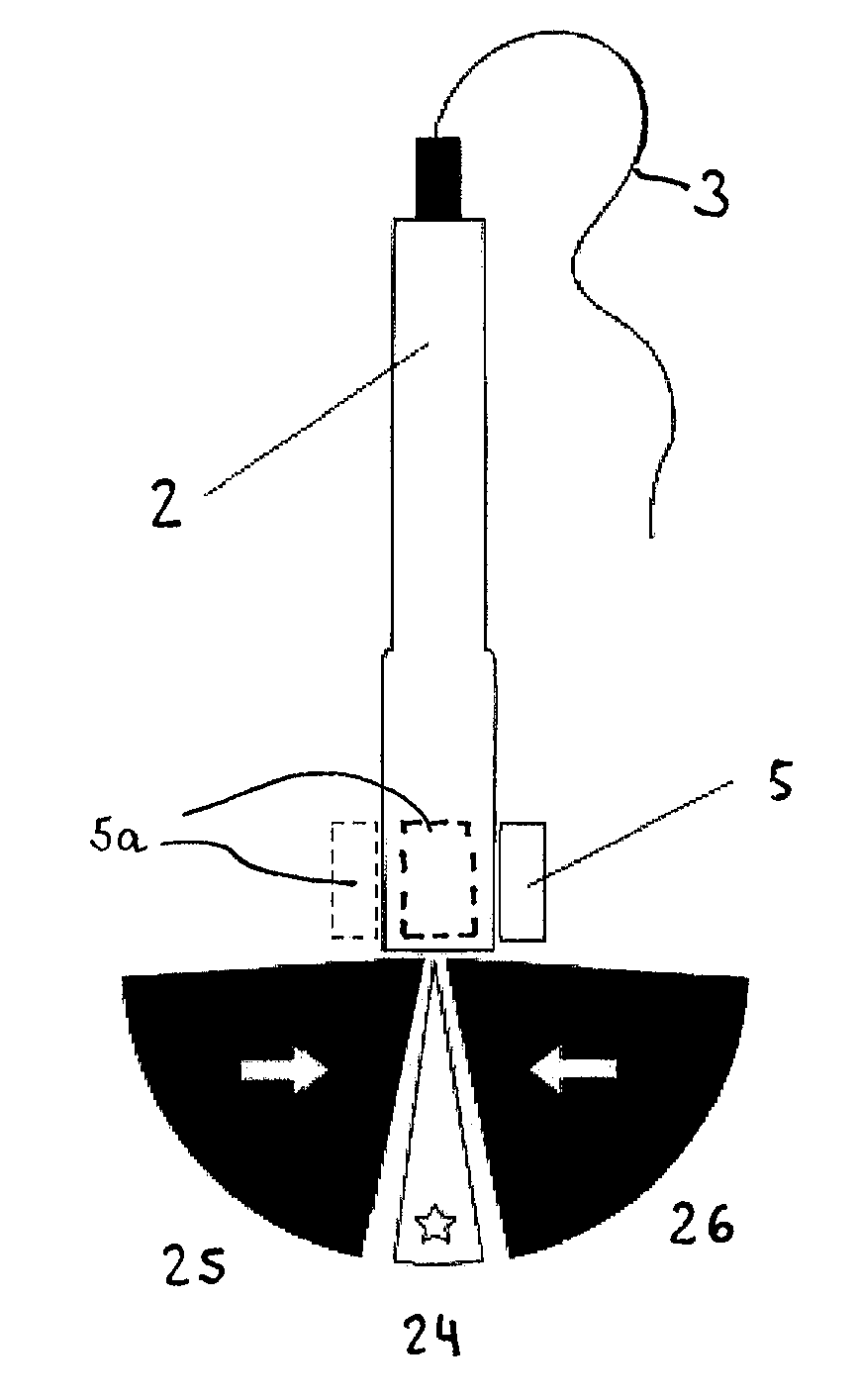 Imaging probe and method of obtaining position and/or orientation information