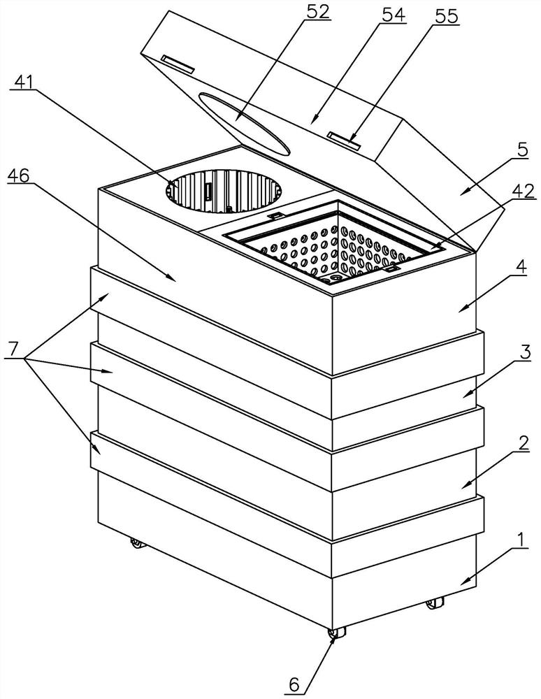 Integrated ultrasonic cleaning device for surgical operating instrument cleaning