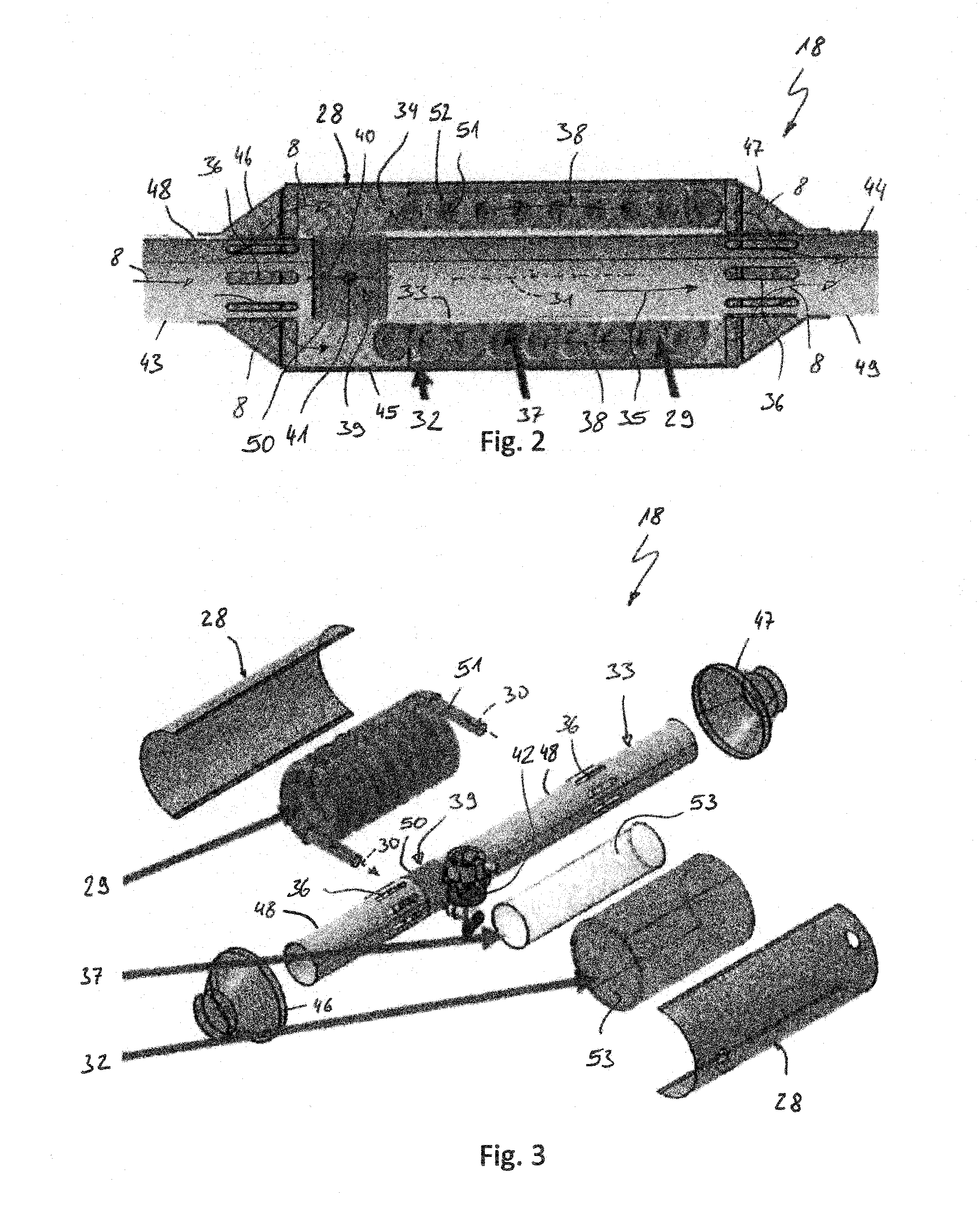 Heat exchanger of an internal combustion engine