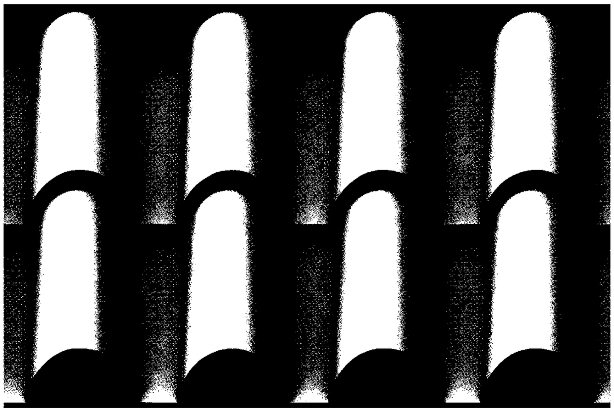 Glass panel for solar photovoltaic cell and preparation method of glass panel