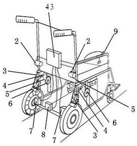 Wheelchair intelligent braking method and system