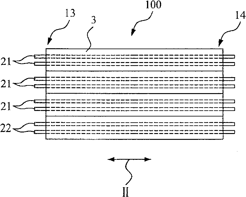 Flat flexible circuit board strucure with shield plane layer