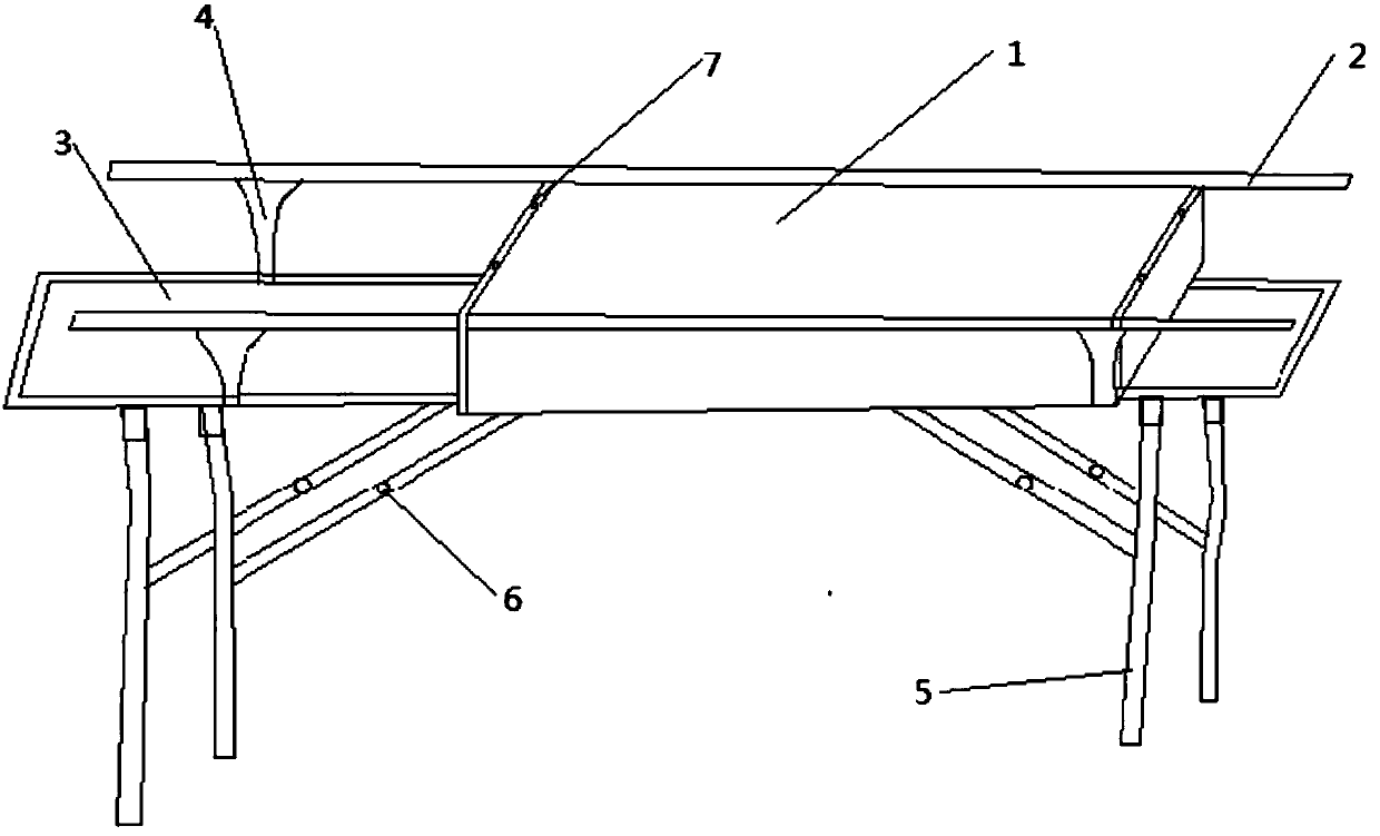 Auxiliary device for tile plastering