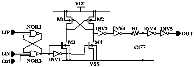 High-speed high-efficiency high-voltage half-bridge gate drive circuit