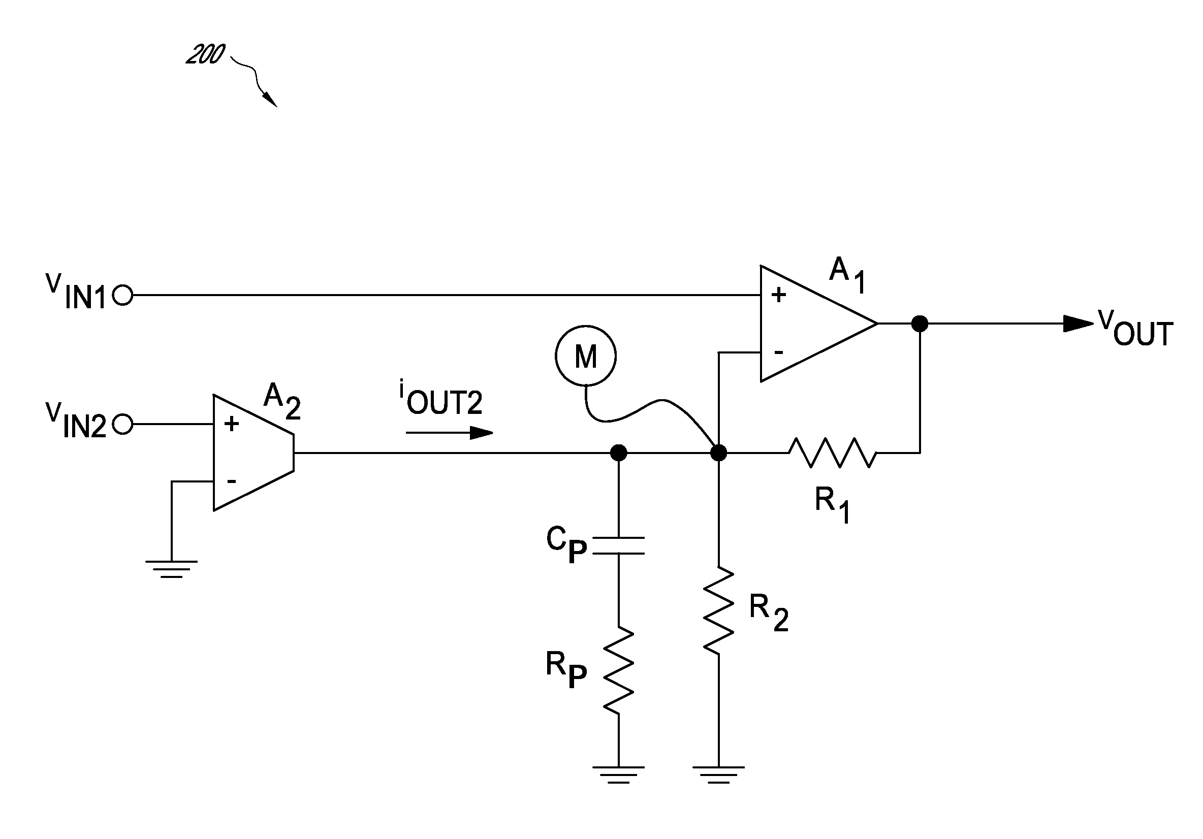 Two-input amplifier