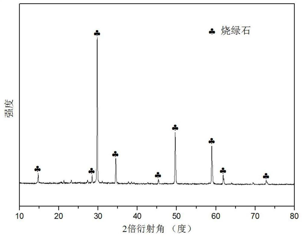 One-step method for preparing pyrochlore-phase borosilicate glass-ceramic solidified substrate