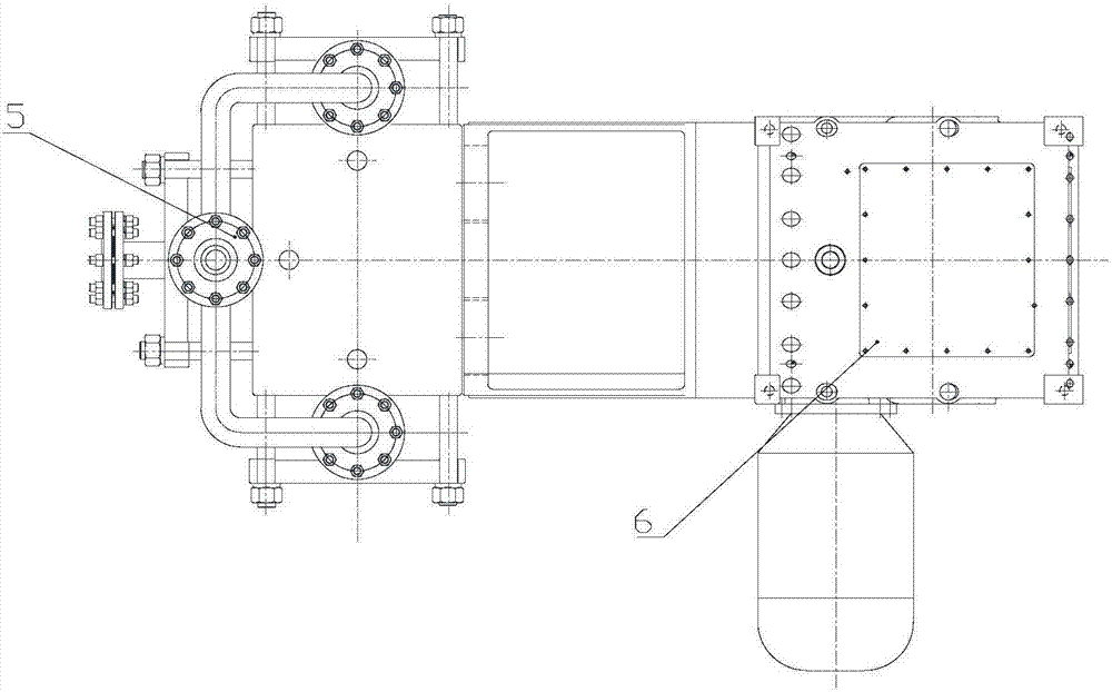 Three-plunger hydraulic diaphragm reciprocating pump