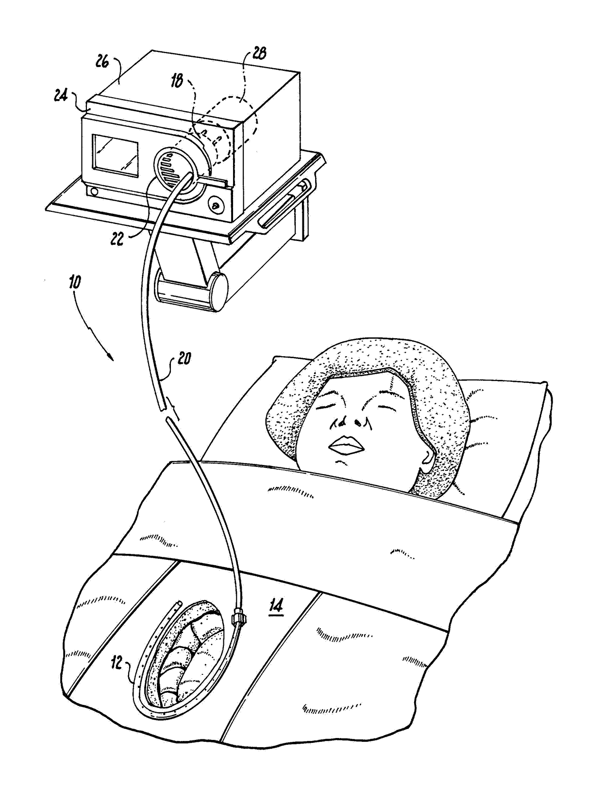 Smoke evacuation system for invasive surgical procedures