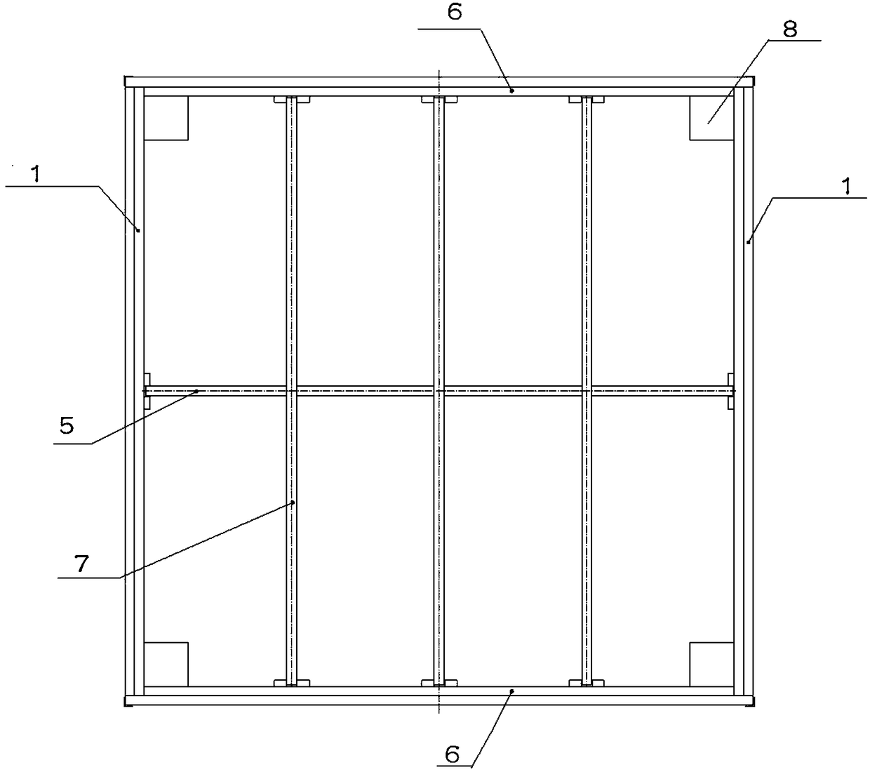 Detachable packaging box suitable for tire dies