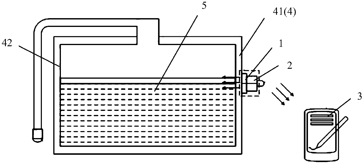 Method for measuring oil level of transformer oil conservator based on ultrasonic detection