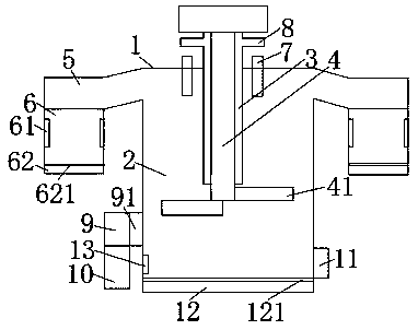Flotation separation device for industrial production of composite phosphate minerals
