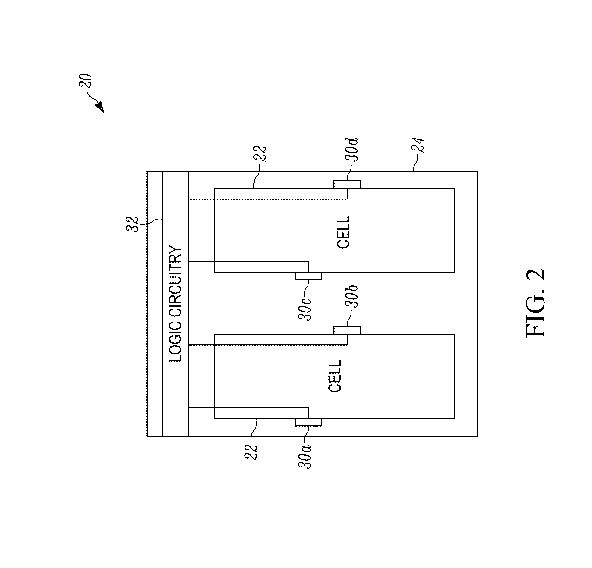 Method and apparatus to detect and manage battery pack cell swell