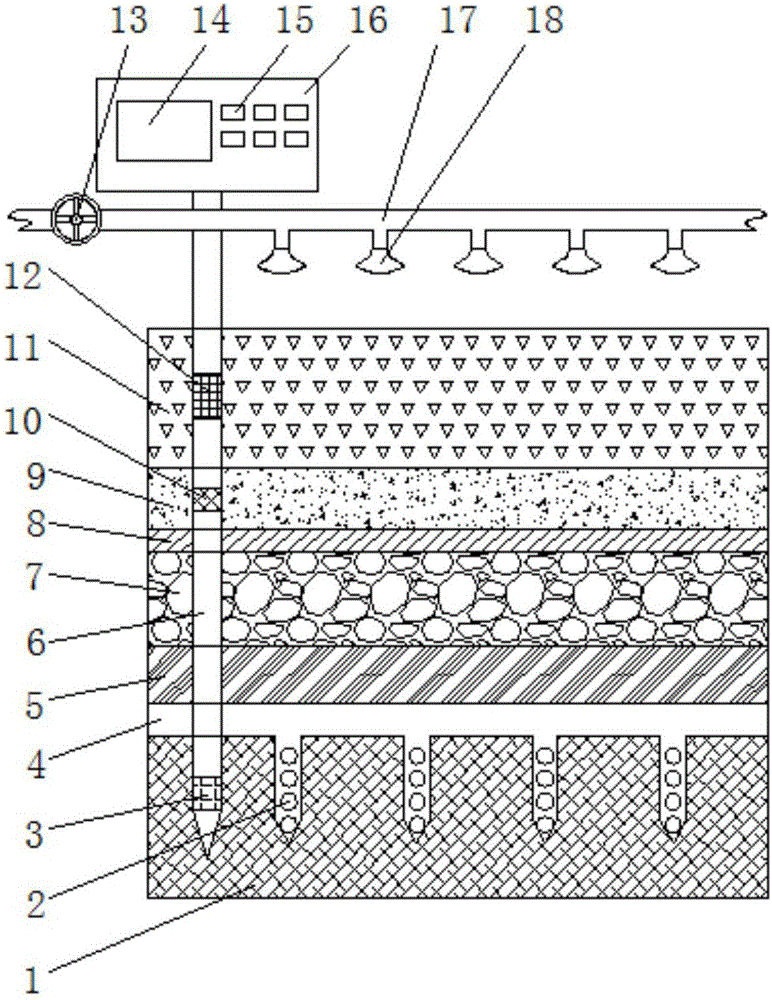 Greening system for salt isolation and salt discharge in saline-alkali land