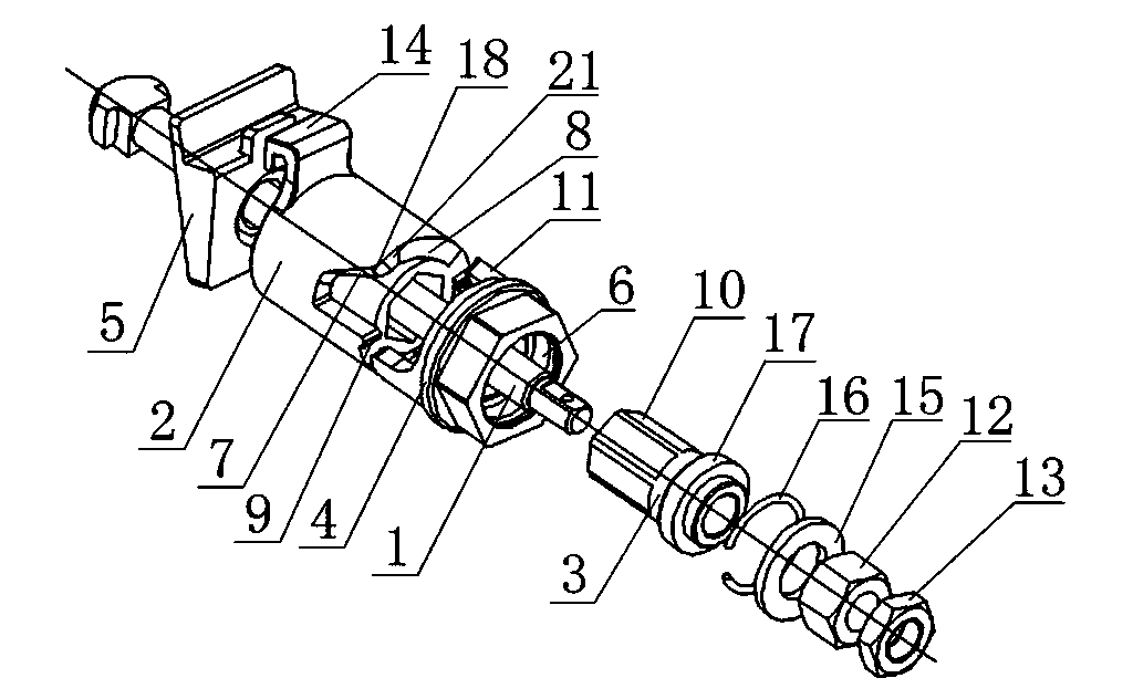 Rapid tensioning device of screen cloth of vibrating screen