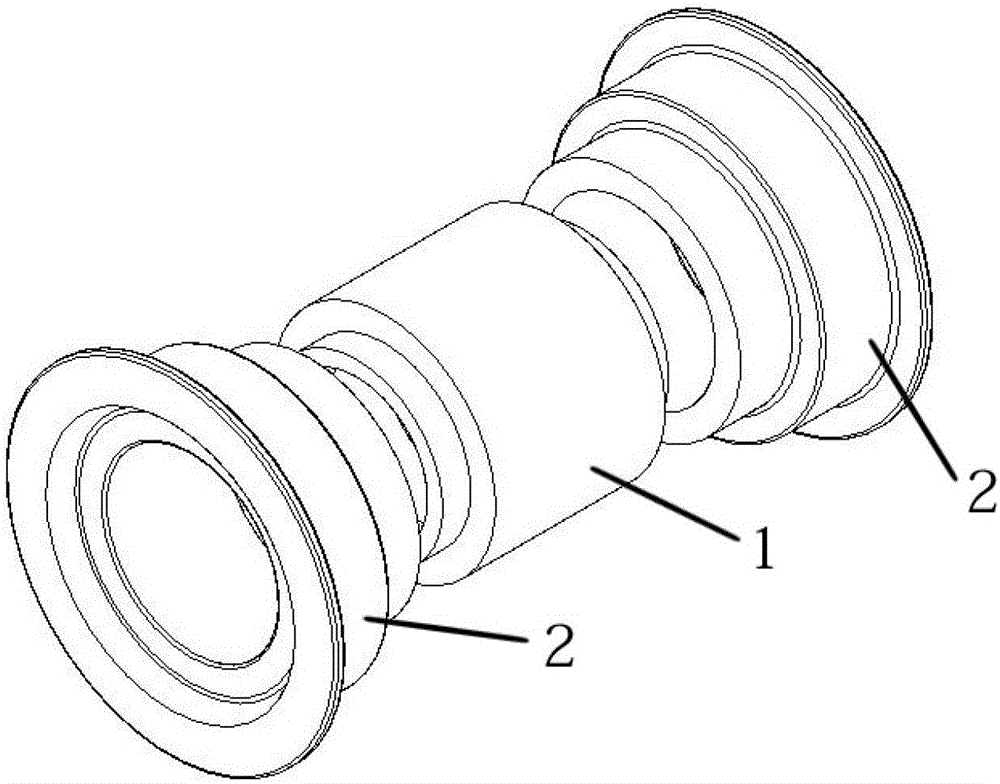 A scraper machine tail drum