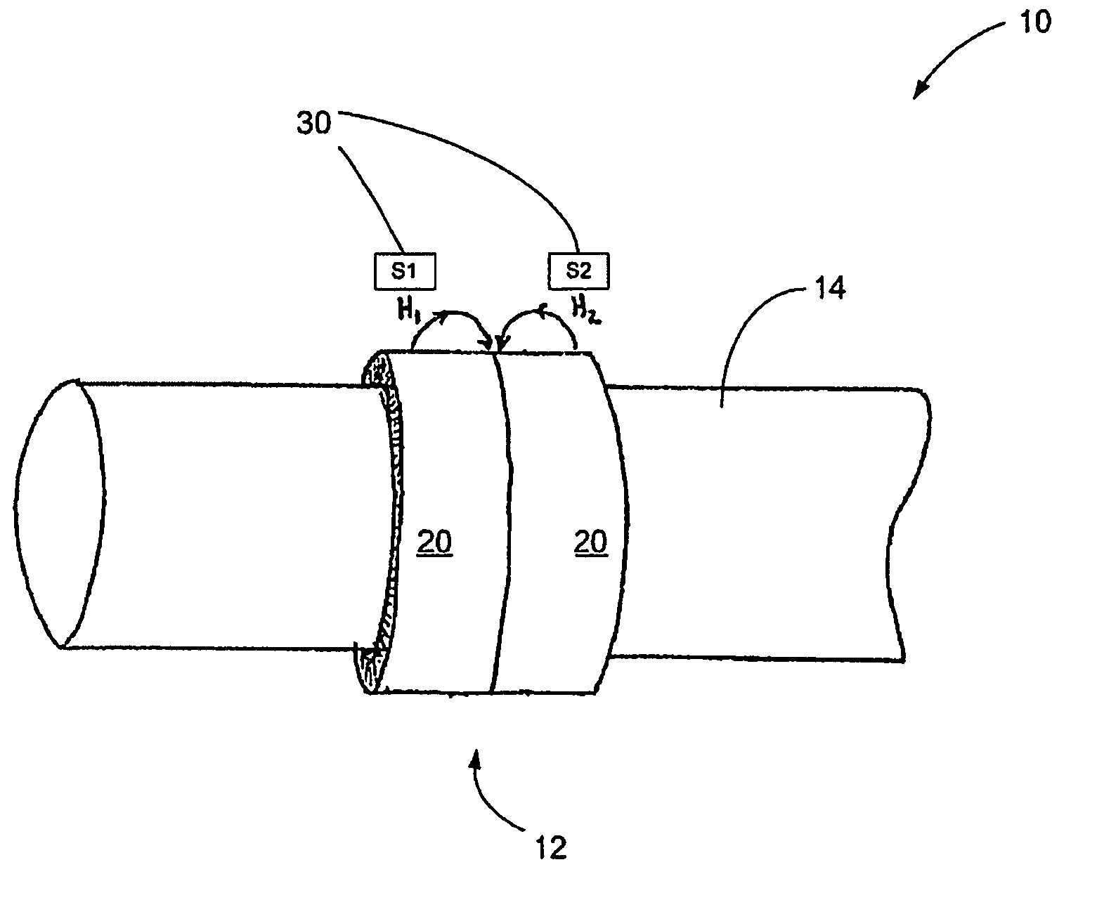 Reduced axial movement error in a torque-sensing system