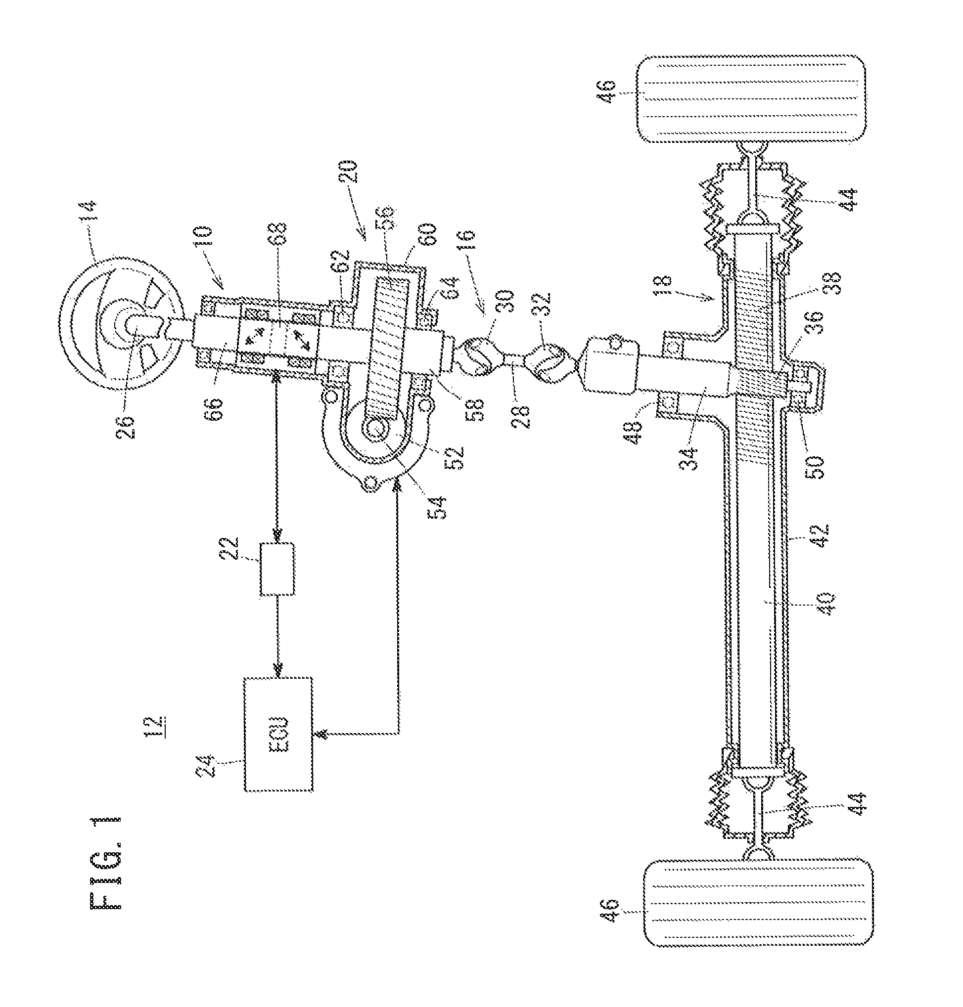 Magnetostrictive torque sensor and electric power steering apparatus