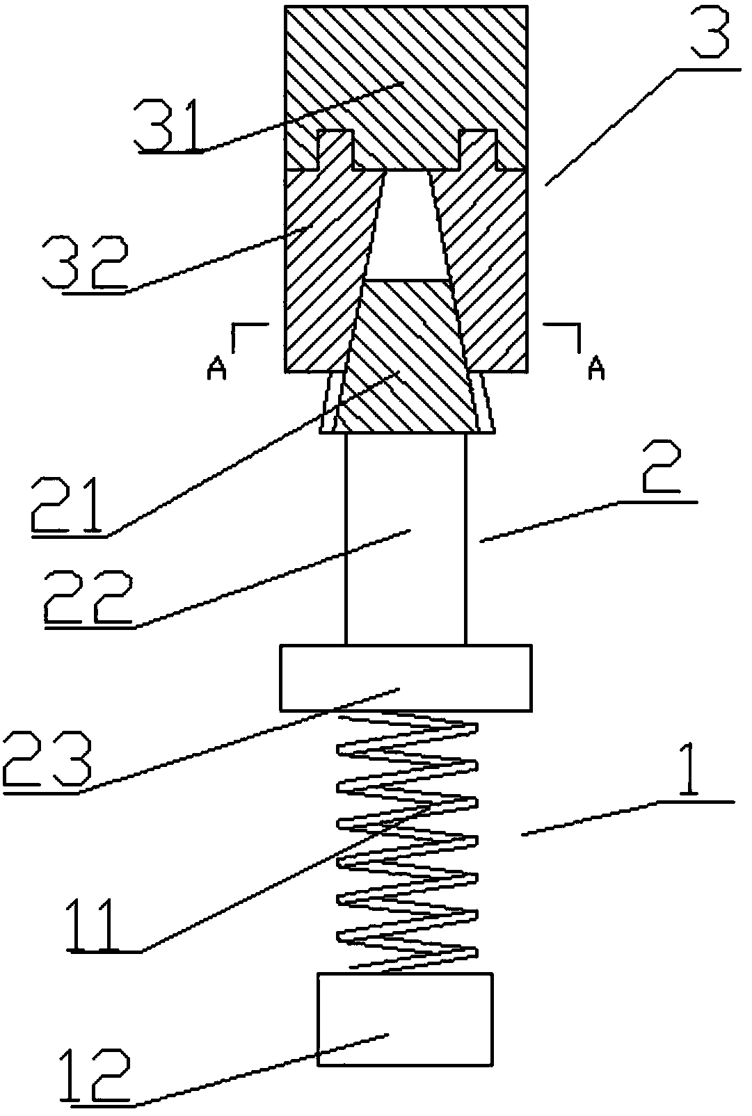 Damping foot frame special for aerial camera