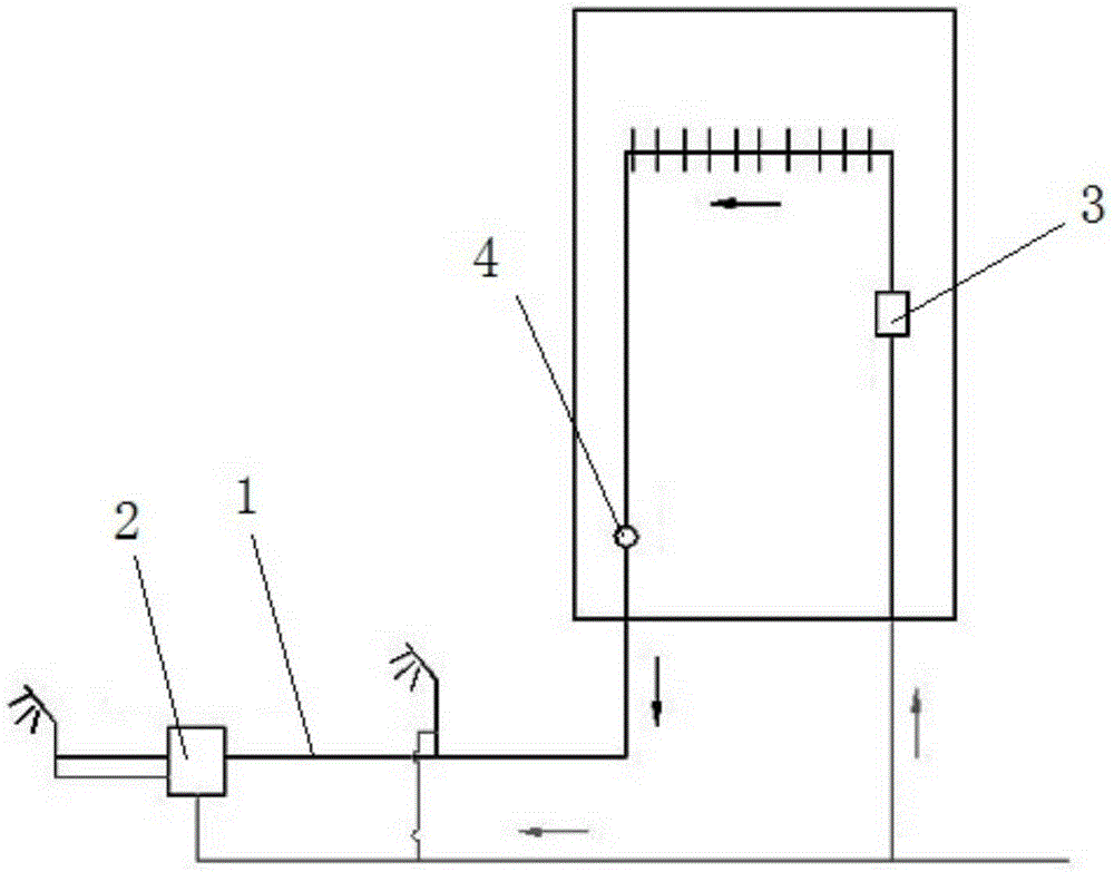 Automatic control method for water discharge of bathtub