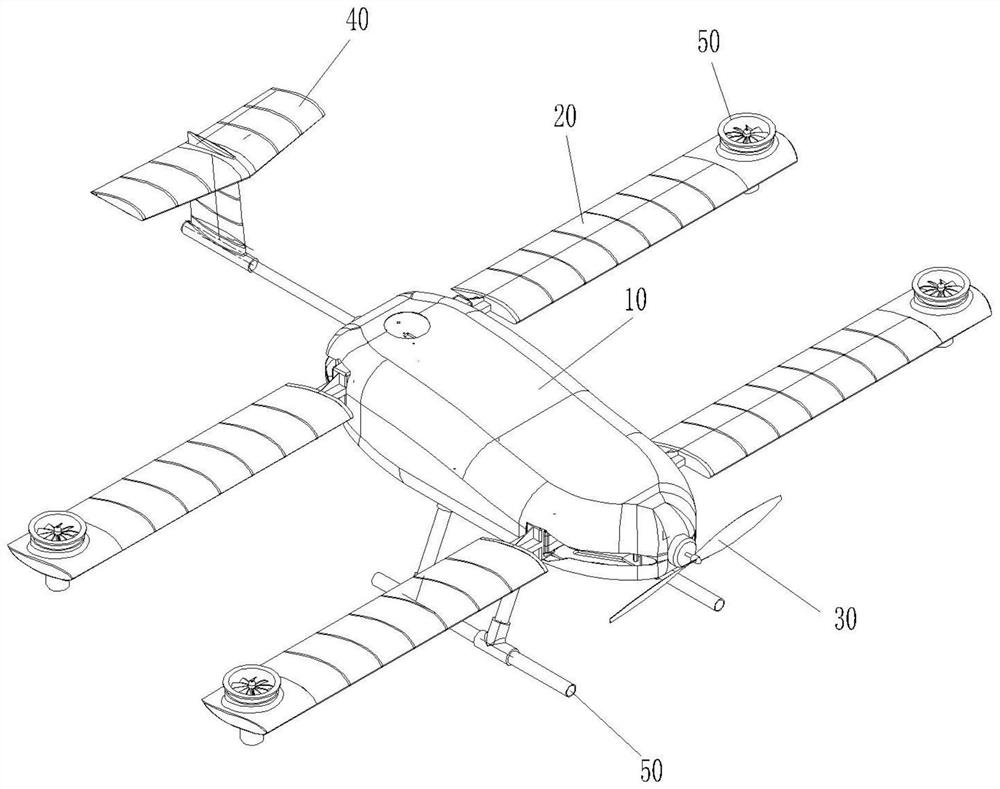 Foldable variable-structure unmanned aerial vehicle