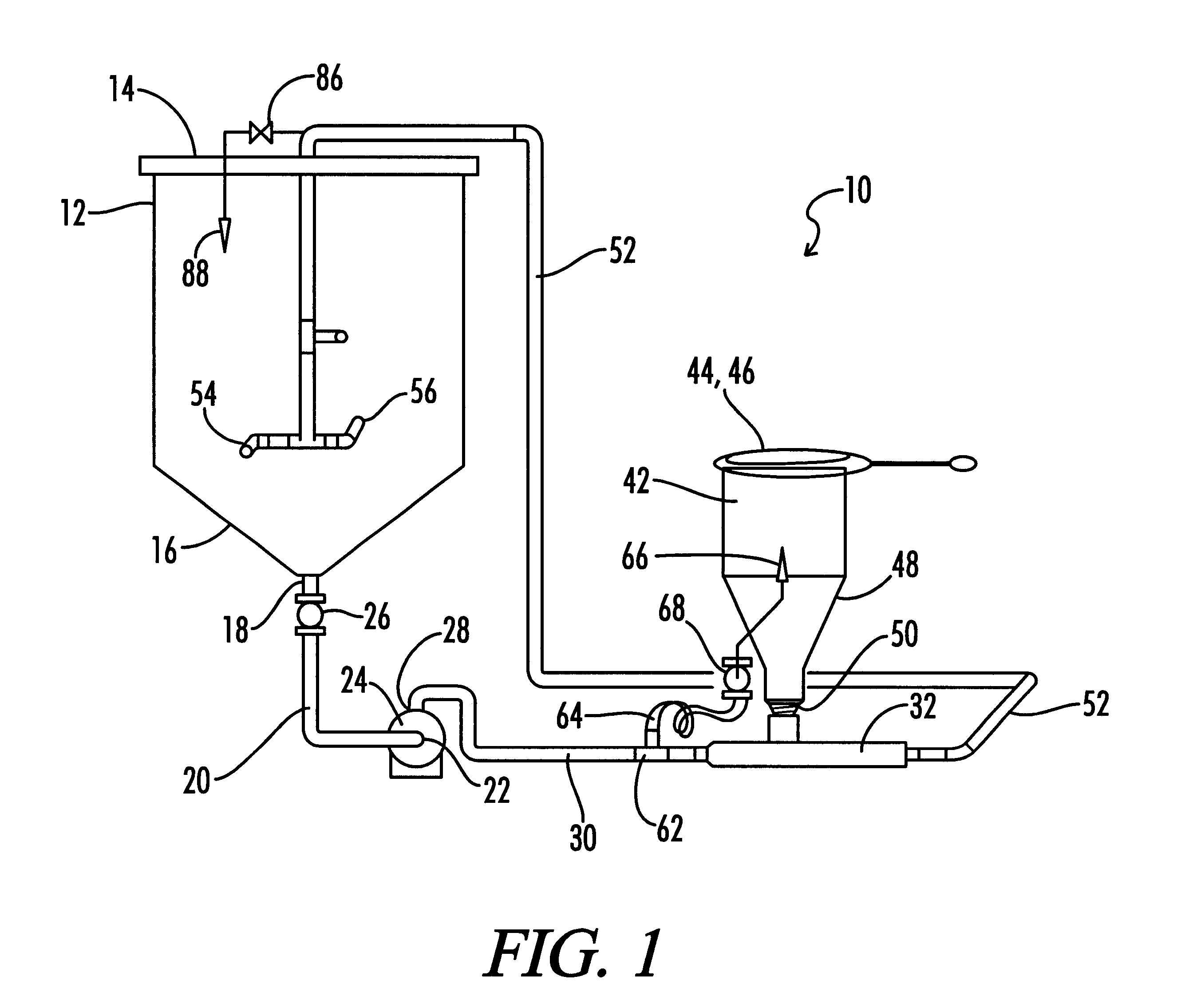 Centralized bicarbonate mixing system
