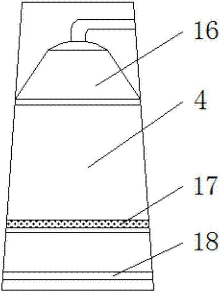 Upper arch cover incinerator